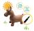 Porteur - LEXIBOOK - Cheval Sauteur Gonflable en Peluche - Design 2-en-1 - Housse amovible - Pour Enfant MARRON 3 - vertbaudet enfant 