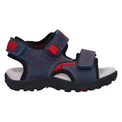 -Sandales Geox Enfant/Garçons J S. Strada A - Wax.Syn2+PR.DBK - Bleu - Scratch