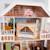 KidKraft - Maison de poupées en bois Savannah avec 13 accessoires inclus BLANC 4 - vertbaudet enfant 