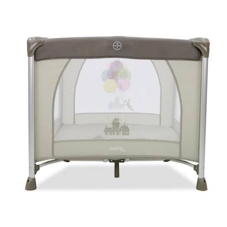 Parc bébé Aluminium Magic City Beige - ASALVO - Mixte - 0 mois - Naissance - 3 ans - Sac de transport inclus BLANC 3 - vertbaudet enfant 