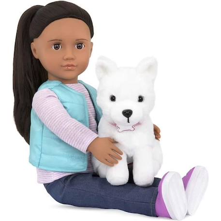 Poupée 46 cm Our Generation avec Chien Cassie - Rose - Pour Enfant dès 3 ans ROSE 3 - vertbaudet enfant 