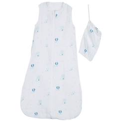 -Gigoteuse bébé en coton bio blanc