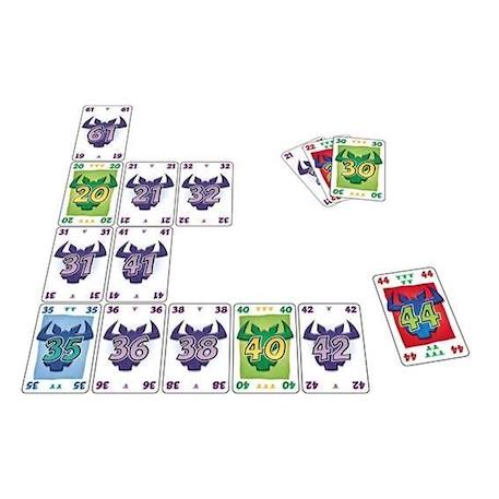 GIGAMIC - Jeu De Carte 6 Qui Prend! Gare Aux Vacheries! ROUGE 4 - vertbaudet enfant 