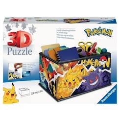 Jouet-Jeux éducatifs-Puzzles-Boite de rangement Pokémon Puzzle 3D - Ravensburger - 216 pièces - A partir de 8 ans