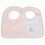 Lot de 2 bavoirs en coton Rose ROSE 1 - vertbaudet enfant 