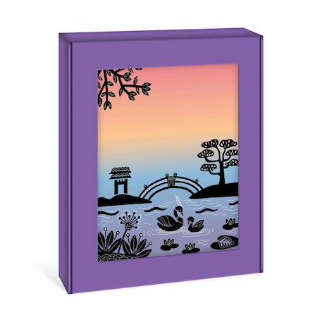 Coffret Loisir Créatif Enfant JANOD I Love Creativity Sunset Lover - 5 Tableaux - À partir de 8 Ans VIOLET 4 - vertbaudet enfant 