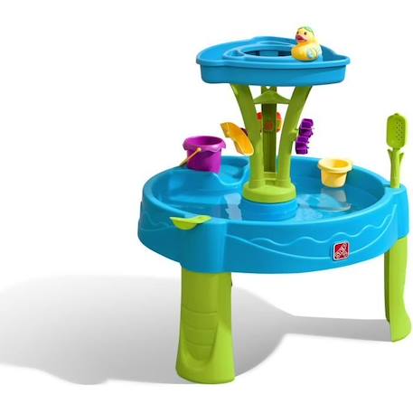 Table d'eau interactive Step2 Summer Showers Splash avec 8 Accessoires | Jouet pour le Jardin BLEU 1 - vertbaudet enfant 