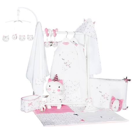 Couverture bébé 75x0. 5cm en polyester  blanc BLANC 2 - vertbaudet enfant 