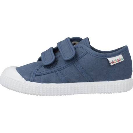 Basket Enfant Victoria - 136606 - Bleu - Scratch - Fille BLEU 2 - vertbaudet enfant 