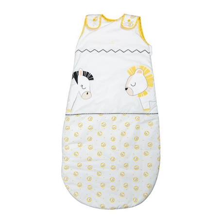 Grande gigoteuse ouatinee - 6-24 - Pluche et pompon blanc BLANC 1 - vertbaudet enfant 