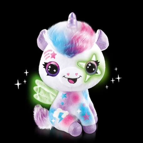 Canal Toys Licorne à Personnaliser Airbrush Plush - Peluche Spray Art avec Feutres et Pochoirs - dès 6 ans - OFG 274 BLANC 5 - vertbaudet enfant 