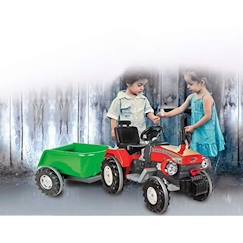Jouet-Jeux de plein air-Remorque Ride-on Vert pour Traktor Power Drag - Jamara - Convient aux enfants - Mixte - A partir de 18 mois