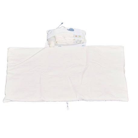 Matelas à  langer nomade en coton bio blanc BLANC 2 - vertbaudet enfant 