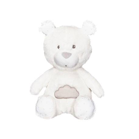 Doudou en velours blanc BLANC 1 - vertbaudet enfant 