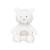 Doudou en velours blanc BLANC 1 - vertbaudet enfant 