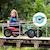 Kart à pédales Jeep pour enfants - BERG - Siège et volant réglables - Pneus tout-terrains robustes VERT 3 - vertbaudet enfant 