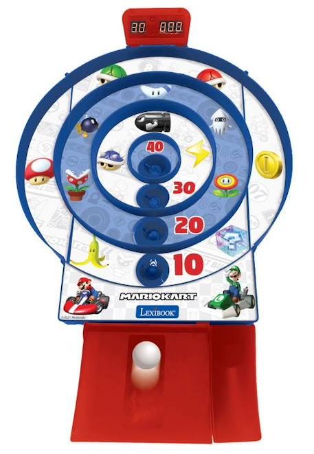 Target Shoot Mario Kart - Jeu d’adresse électronique avec écran LCD et 2 balles BLEU 3 - vertbaudet enfant 