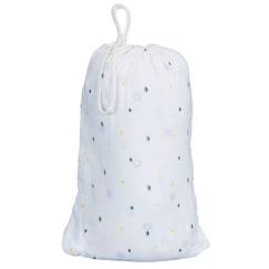 Draps housse 140x70 cm en coton bio blanc  - vertbaudet enfant