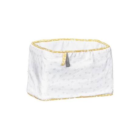 Paniere tissu en coton blanc BLANC 2 - vertbaudet enfant 