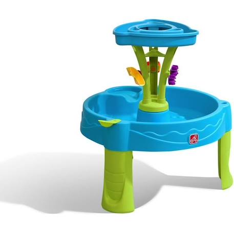 Table d'eau interactive Step2 Summer Showers Splash avec 8 Accessoires | Jouet pour le Jardin BLEU 2 - vertbaudet enfant 