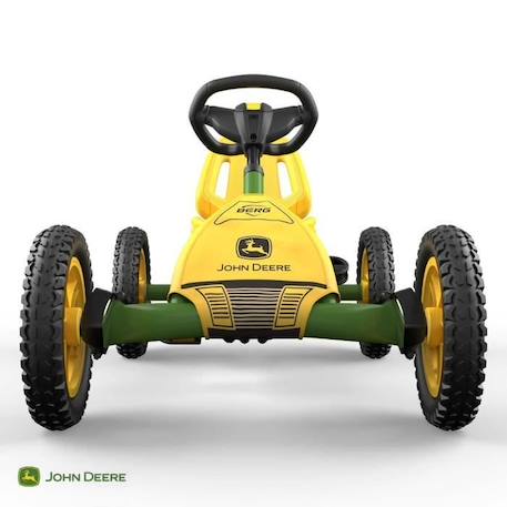 Kart à pédales Buddy John Deere avec volant sonorisé - BERG VERT 2 - vertbaudet enfant 