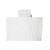 Matelas à  langer de voyage 68x45cm en coton bio blanc BLANC 2 - vertbaudet enfant 