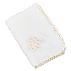 Couverture bébé 75x0. 5cm en polyester  blanc  - vertbaudet enfant