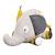 Doudou - SAUTHON - Babyfan - Velours - Gris - A partir de 1 mois GRIS 1 - vertbaudet enfant 