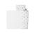 Matelas à  langer de voyage 68x45cm en coton bio blanc BLANC 1 - vertbaudet enfant 