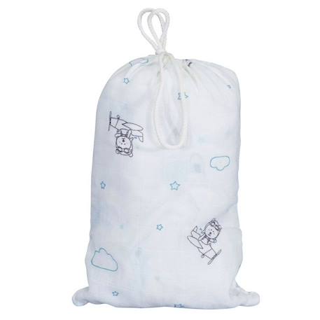 Draps housse 140x70 cm en coton bio blanc BLANC 1 - vertbaudet enfant 