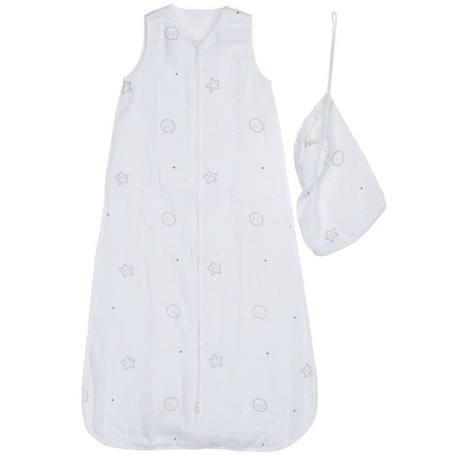 Gigoteuse en coton bio blanc BLANC 1 - vertbaudet enfant 