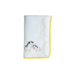 -Couverture en velours blanc