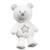 Doudou Ours en polyester blanc BLANC 1 - vertbaudet enfant 