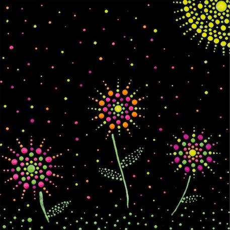 Kit Loisir Créatif Enfant JANOD I Love Creativity - Dots Painting - Décoration avec Peinture 3D - À partir de 8 Ans NOIR 4 - vertbaudet enfant 