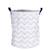 Panière de rangement tissu 31x39x31cm en coton blanc BLANC 1 - vertbaudet enfant 