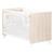 Lit bébé en bois BABY PRICE - Scandi gris - 120x60 - Sommier réglable - BEIGE 1 - vertbaudet enfant 