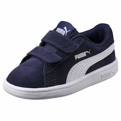 -Basket Cuir Enfant Puma Smash V2 SD