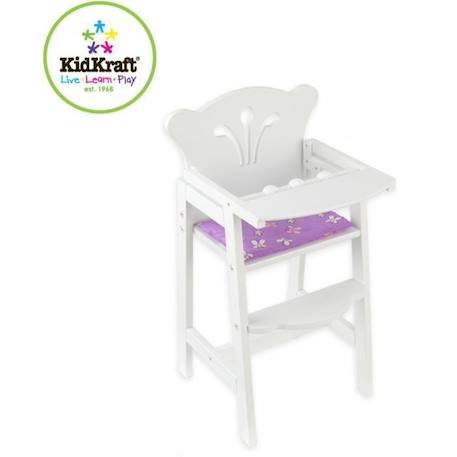 KidKraft - Chaise pour Poupée en bois Lil' Doll, accessoire pour poupées BLANC 2 - vertbaudet enfant 