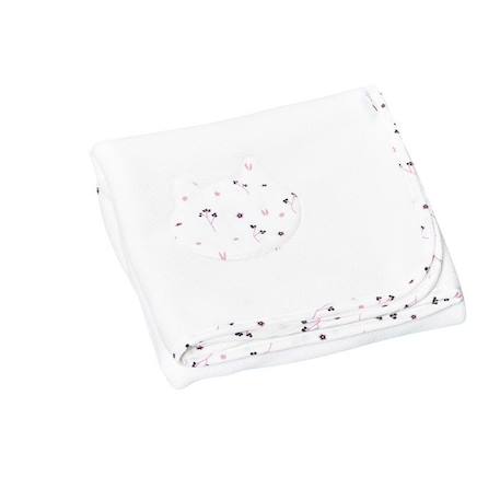 Couverture bébé 75x0. 5cm en polyester  blanc BLANC 1 - vertbaudet enfant 