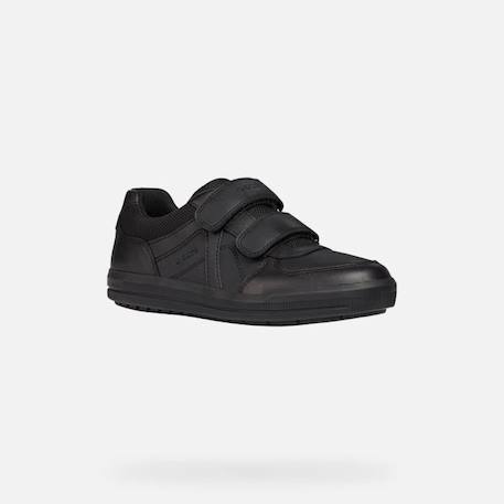 Basket Cuir Enfant/Garçons Geox Arzach NOIR 3 - vertbaudet enfant 