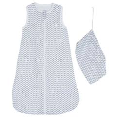 Gigoteuse - lange coton bio 70cm - hello textile blanc  - vertbaudet enfant