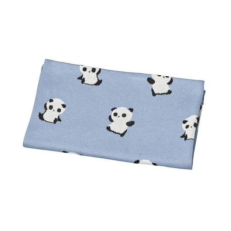 Couverture maille en coton BLEU 1 - vertbaudet enfant 