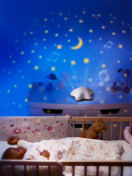 Veilleuse musicale PABOBO Projecteur d'étoiles beige 6 - vertbaudet enfant 