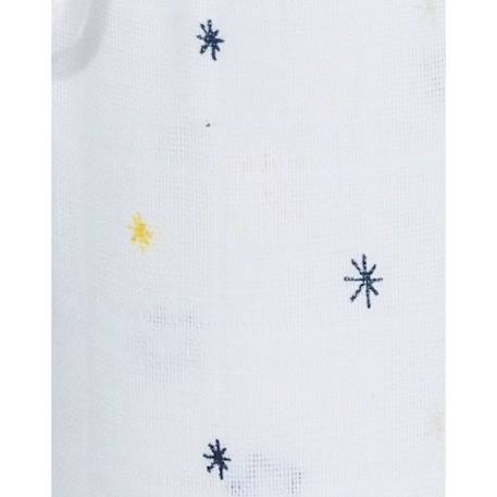 Draps housse 140x70 cm en coton bio blanc BLANC 3 - vertbaudet enfant 