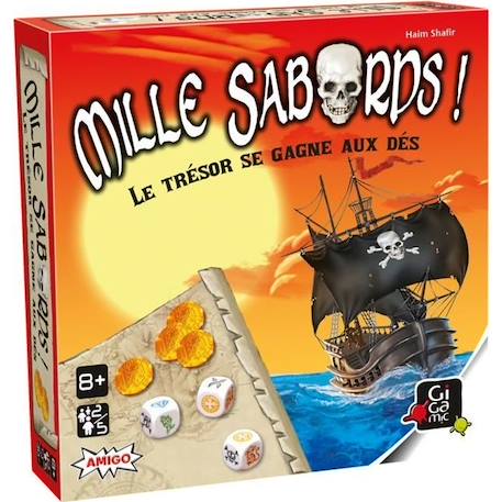 Jeu de carte famille Mille sabords - GIGAMIC - MILLE SABORDS - Jeu d’ambiance - Mixte - 2 joueurs ou plus MARRON 1 - vertbaudet enfant 