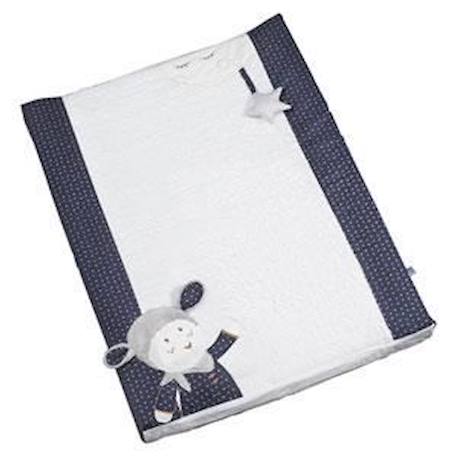 Matelas à langer en coton Bleu - Merlin - 6x68x52cm - Petit modèle BLEU 2 - vertbaudet enfant 