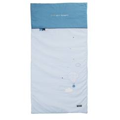 Linge de maison et décoration-Edredon lit bébé en coton bleu