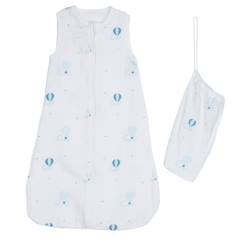 Gigoteuse bébé en coton bio blanc  - vertbaudet enfant