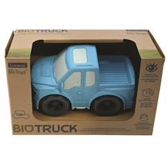 Jouet-Jeux d'imagination-Véhicules, garages, circuits et trains-Petite voiture - LEXIBOOK - Pick-up bleu - Fibres de blé recyclables - Pour bébé de 18 mois et plus