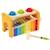 Banc à marteler xylophone Hape E0305 - Jouet d'éveil musical en bois ORANGE 2 - vertbaudet enfant 